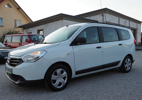 Dacia Lodgy cena 24900 przebieg: 140000, rok produkcji 2014 z Alwernia małe 277